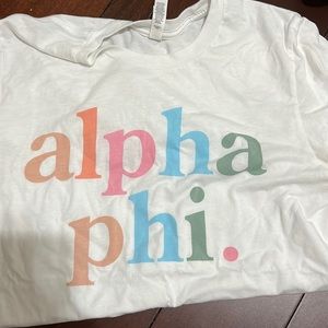 Alpha phi tshirt